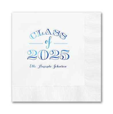 Custom graduation napkins printed